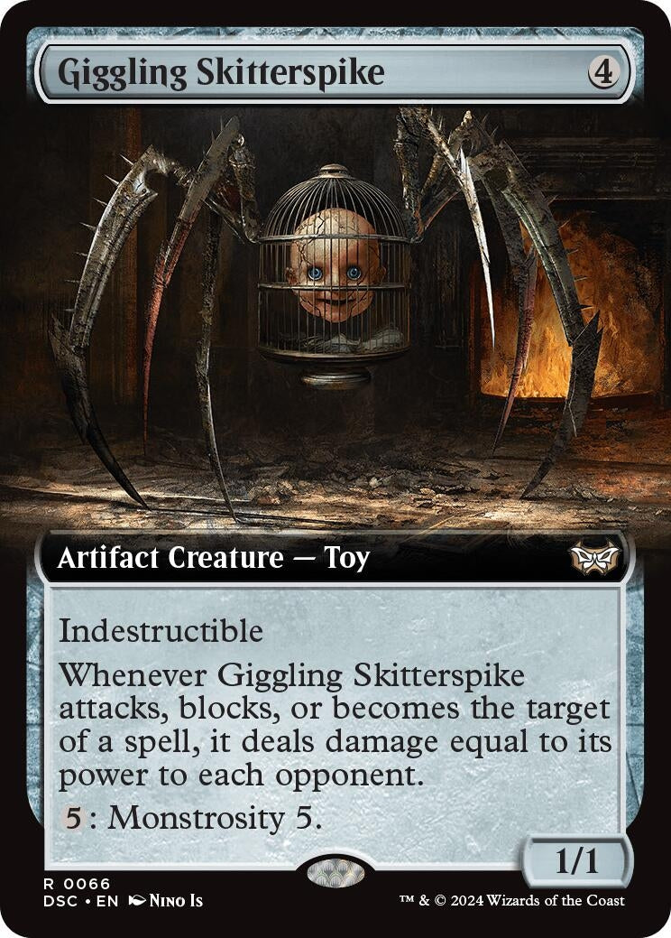 Image for Giggling Skitterspike (Extended Art) (66) - Magic: The Gathering