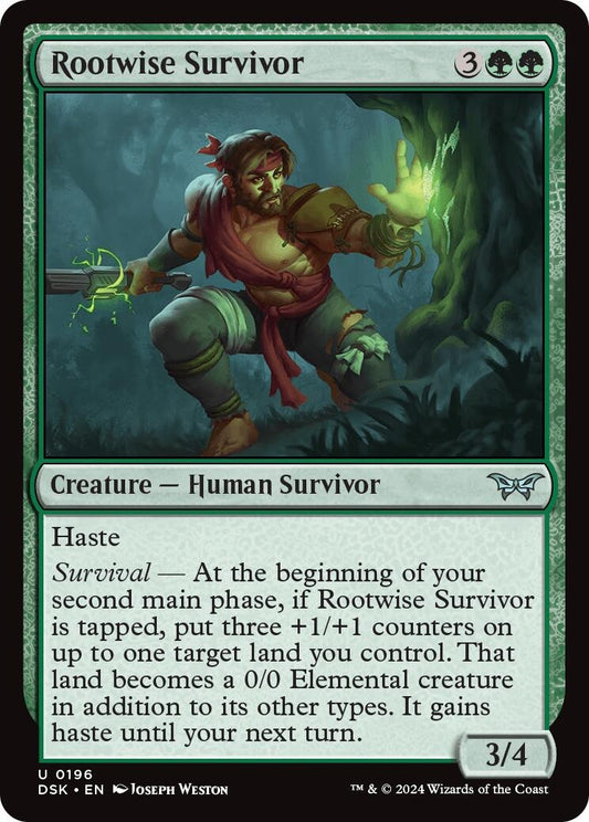 Image for Rootwise Survivor (196) - Magic: The Gathering