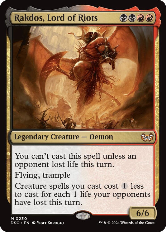 Image for Rakdos, Lord of Riots (230) - Magic: The Gathering