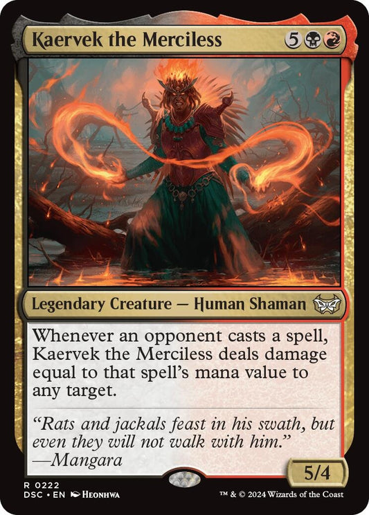 Image for Kaervek the Merciless (222) - Magic: The Gathering
