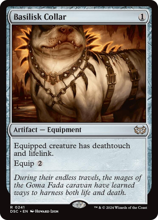 Image for Basilisk Collar (241) - Magic: The Gathering