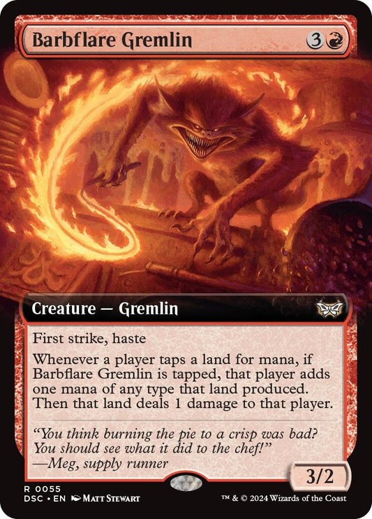 Image for Barbflare Gremlin (Extended Art) (55) - Magic: The Gathering