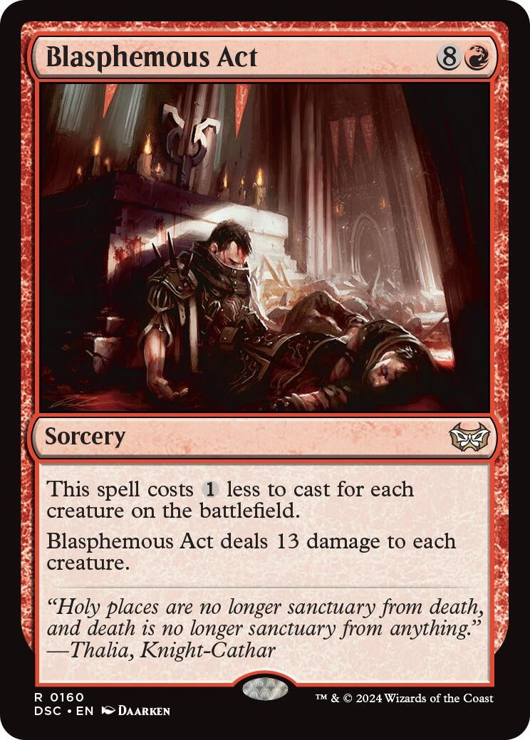 Image for Blasphemous Act (160) - Magic: The Gathering