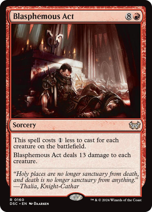 Image for Blasphemous Act (160) - Magic: The Gathering