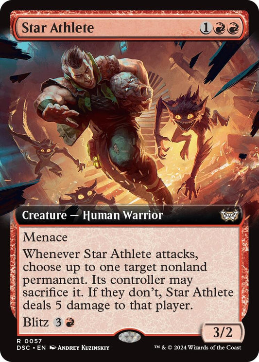 Image for Star Athlete (Extended Art) (57) - Magic: The Gathering