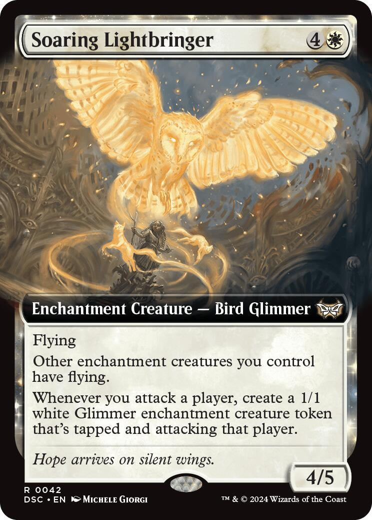 Image for Soaring Lightbringer (Extended Art) (42) - Magic: The Gathering