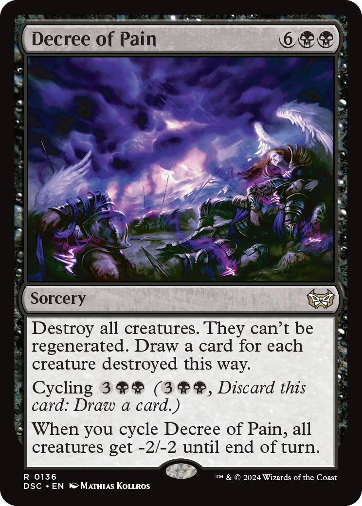 Image for Decree of Pain (136) - Magic: The Gathering