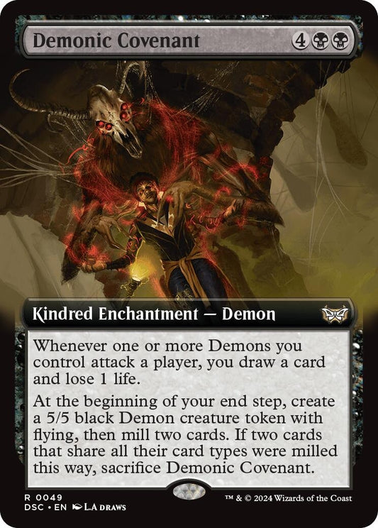 Image for Demonic Covenant (Extended Art) (49) - Magic: The Gathering