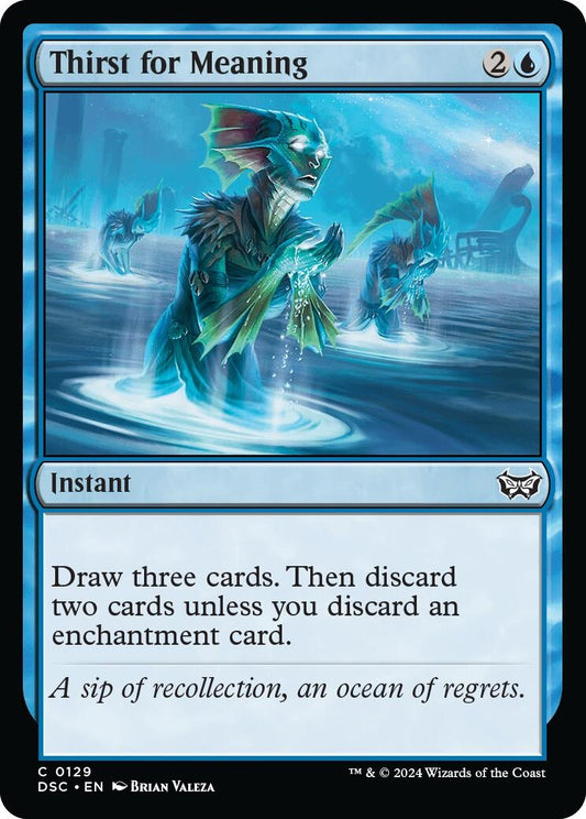 Image for Thirst for Meaning (129) - Magic: The Gathering