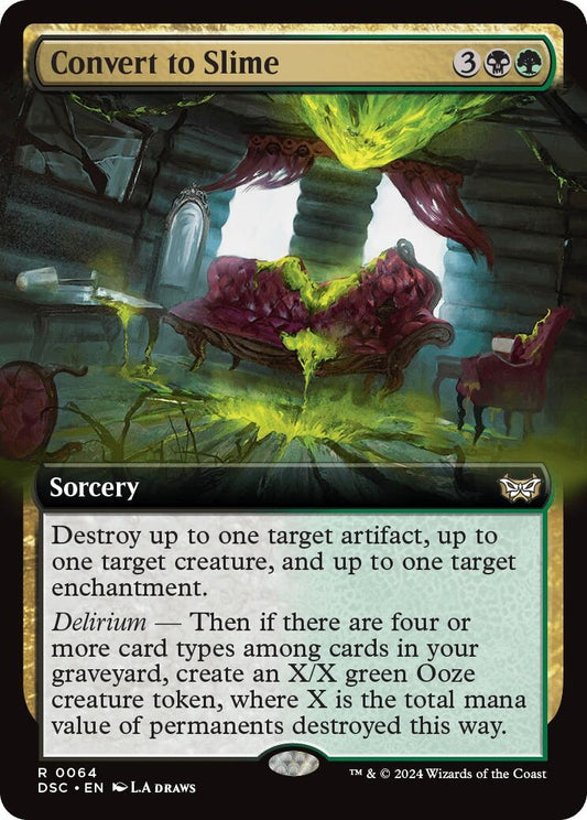 Image for Convert to Slime (Extended Art) (64) - Magic: The Gathering
