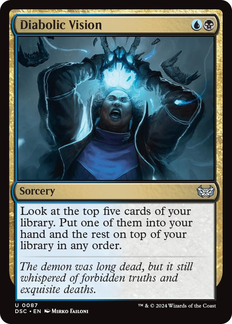 Image for Diabolic Vision (87) - Magic: The Gathering