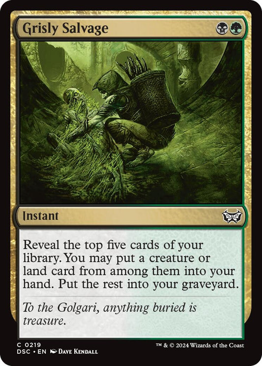Image for Grisly Salvage (219) - Magic: The Gathering