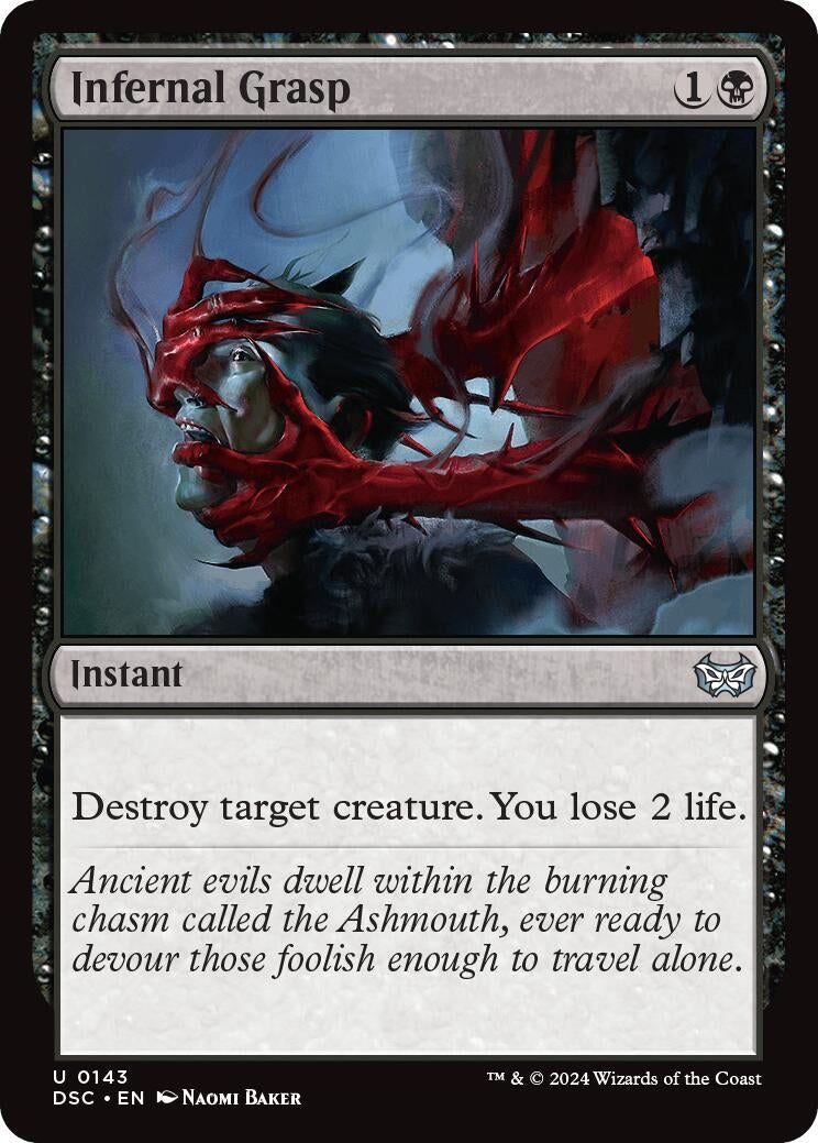 Image for Infernal Grasp (143) - Magic: The Gathering