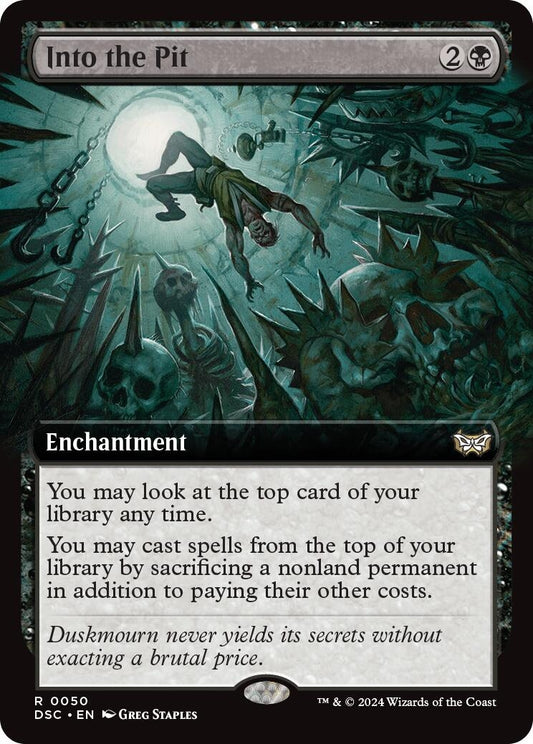 Image for Into the Pit (Extended Art) (50) - Magic: The Gathering