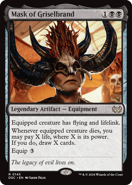 Image for Mask of Griselbrand (145) - Magic: The Gathering