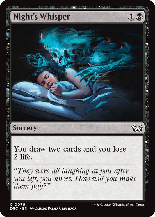 Image for Night's Whisper (79) - Magic: The Gathering
