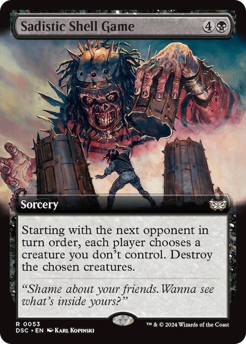 Image for Sadistic Shell Game (Extended Art) (53) - Magic: The Gathering