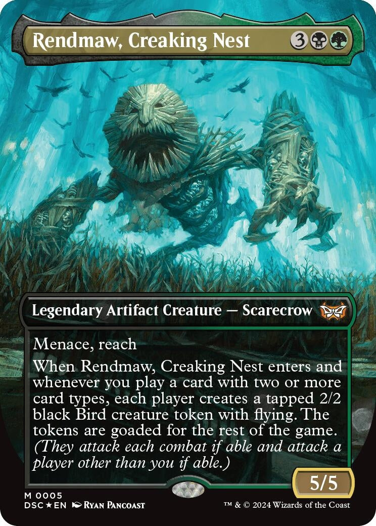 Image for Rendmaw, Creaking Nest (Borderless) (5) - Magic: The Gathering
