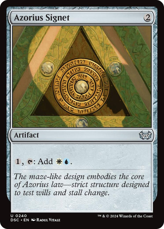 Image for Azorius Signet (240) - Magic: The Gathering