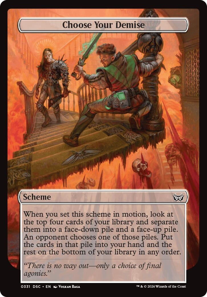 Image for Choose Your Demise (Full Art) (331) - Magic: The Gathering