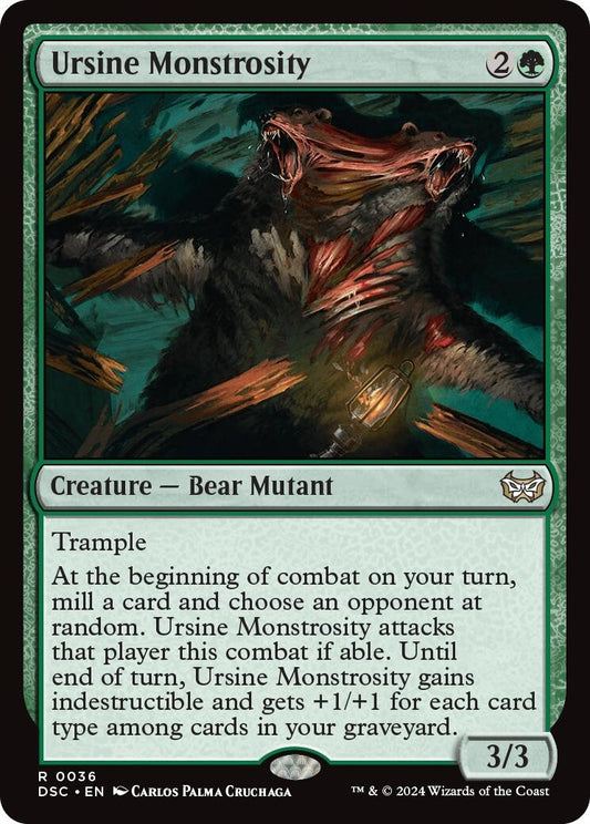 Image for Ursine Monstrosity (36) - Magic: The Gathering