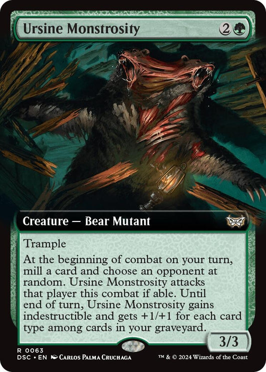 Image for Ursine Monstrosity (Extended Art) (63) - Magic: The Gathering