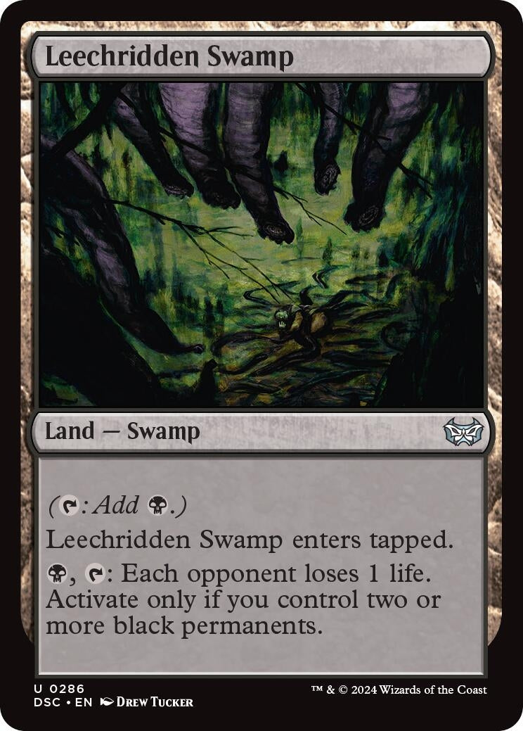 Image for Leechridden Swamp (286) - Magic: The Gathering