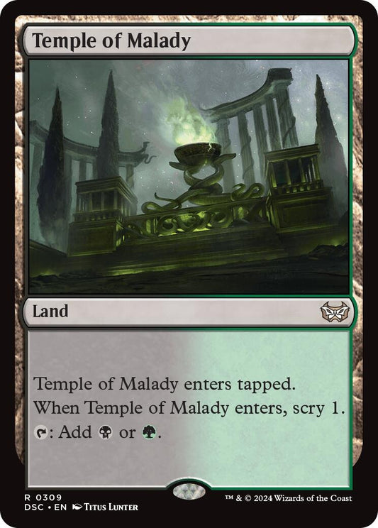 Image for Temple of Malady (309) - Magic: The Gathering