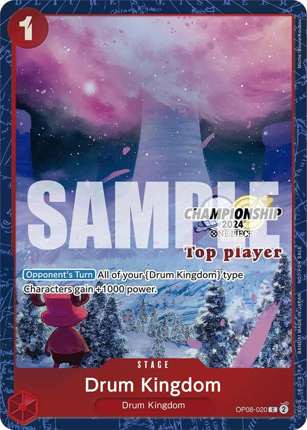 Image for Drum Kingdom (Championship 2024 Top Player Pack) (OP08-020) - One Piece Card Game