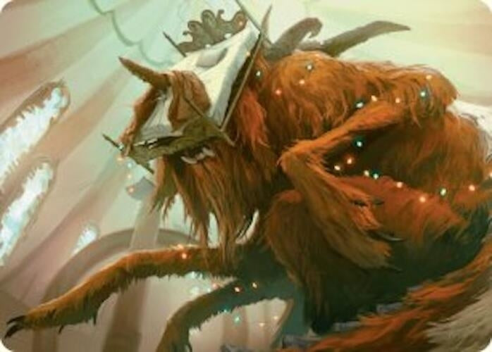 Image for Bedhead Beastie Art Card (11) - Magic: The Gathering
