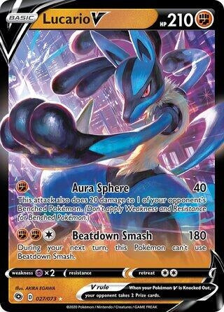 Image for Lucario V - 027/073 (Non-Holo) (27/73) - Pokemon