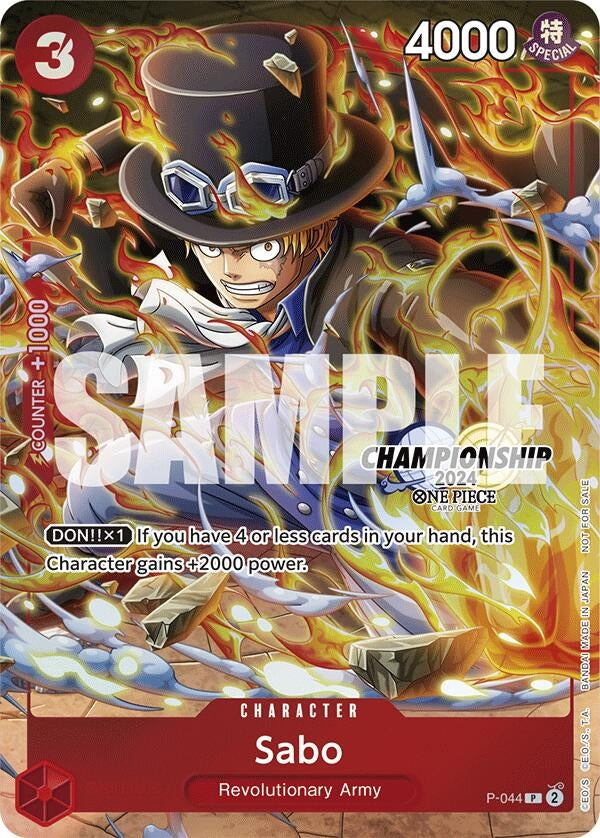 Image for Sabo (CS 2024 Event Pack Finalist) (P-044) - One Piece Card Game