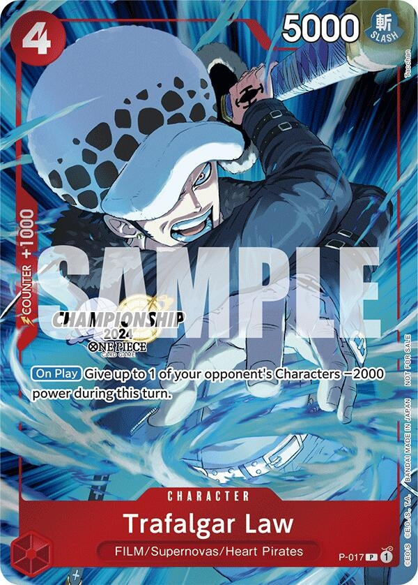 Image for Trafalgar Law (CS 2024 Celebration Pack) (P-017) - One Piece Card Game