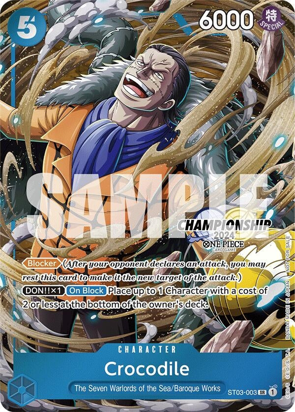 Image for Crocodile (CS 2024 Celebration Pack) (ST03-003) - One Piece Card Game