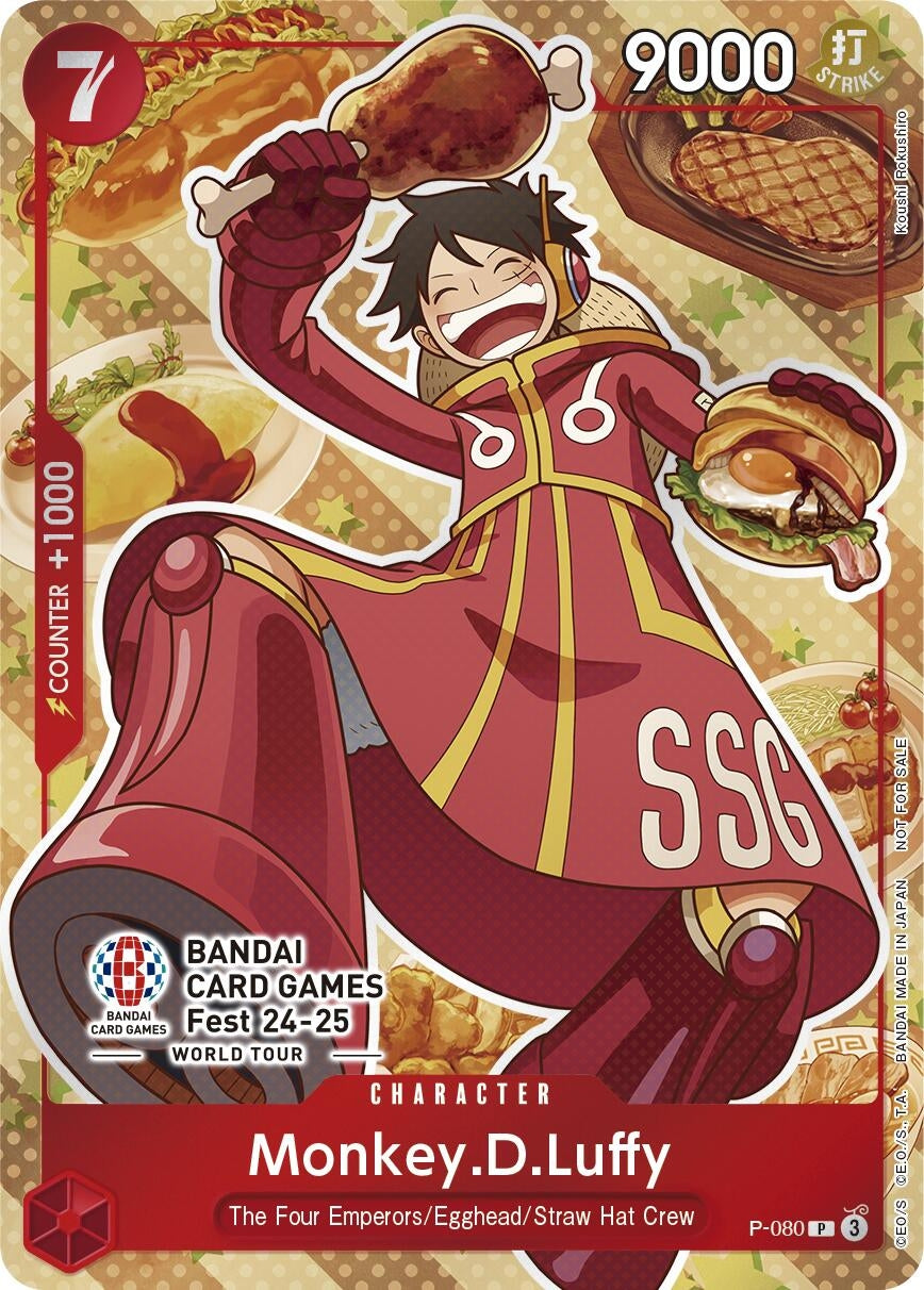 Image for Monkey.D.Luffy (Bandai Card Games Fest 24-25) (P-080) - One Piece Card Game