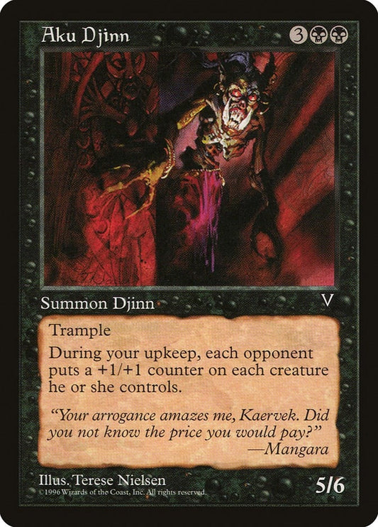 Image for Aku Djinn - Magic: The Gathering