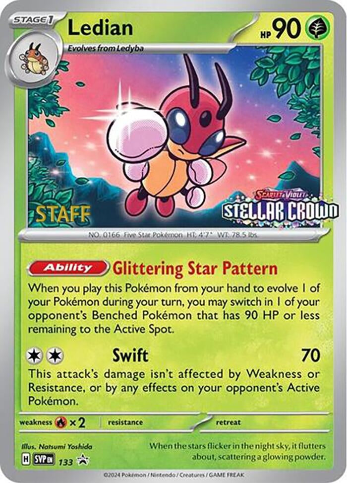 Image for Ledian - 133 (Prerelease) [Staff] (133) - Pokemon