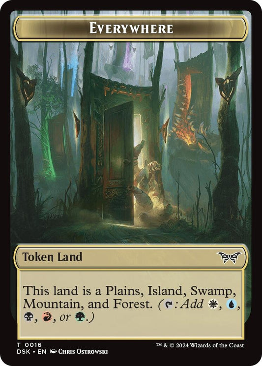 Image for Everywhere // Manifest Double-Sided Token (16 // 18) - Magic: The Gathering