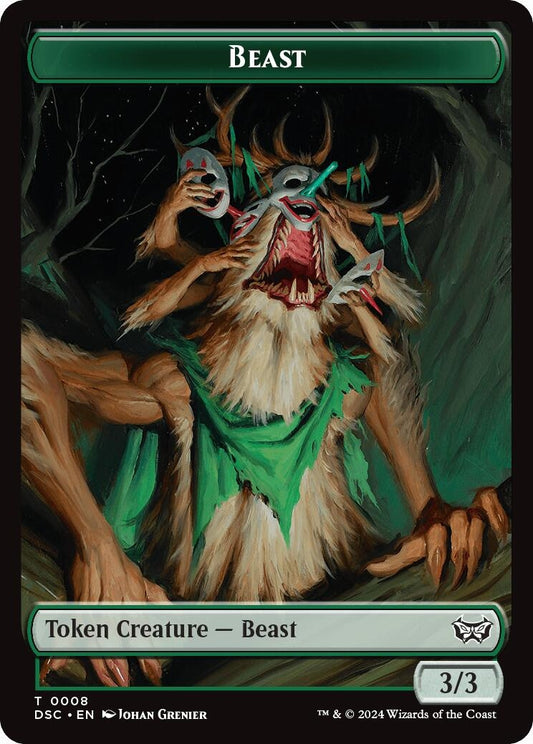 Image for Beast // Scarecrow Double-Sided Token (8 // 23) - Magic: The Gathering