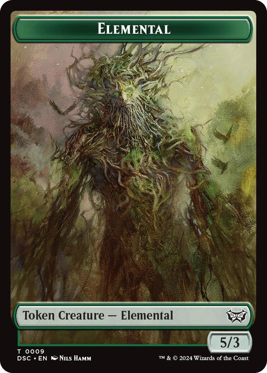 Image for Elemental // Bird Double-Sided Token (9 // 5) - Magic: The Gathering