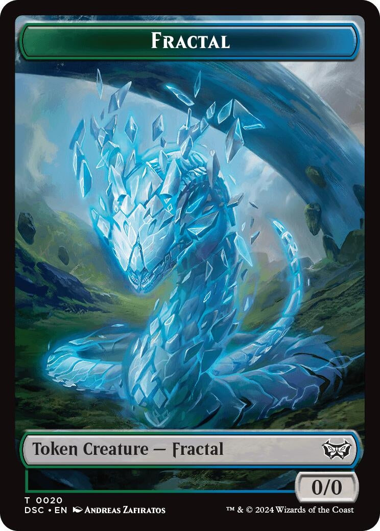 Image for Fractal // Scarecrow Double-Sided Token (20 // 23) - Magic: The Gathering