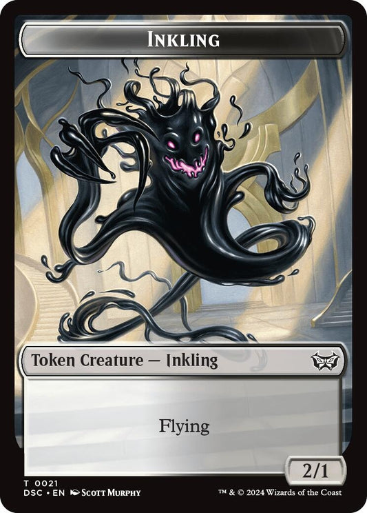 Image for Inkling // Scarecrow Double-Sided Token (21 // 23) - Magic: The Gathering