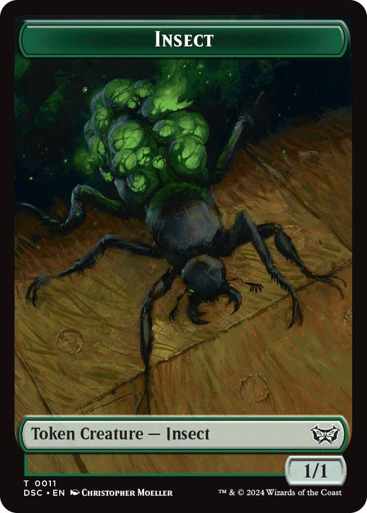 Image for Insect (0011) // Ooze (0014) Double-Sided Token (11 // 14) - Magic: The Gathering
