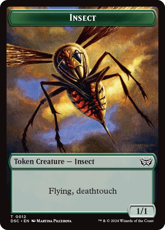 Image for Insect (0012) // Ooze (0013) Double-Sided Token (12 // 13) - Magic: The Gathering