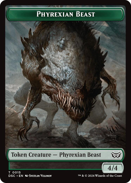 Image for Phyrexian Beast // Manifest Double-Sided Token (15 // 18) - Magic: The Gathering