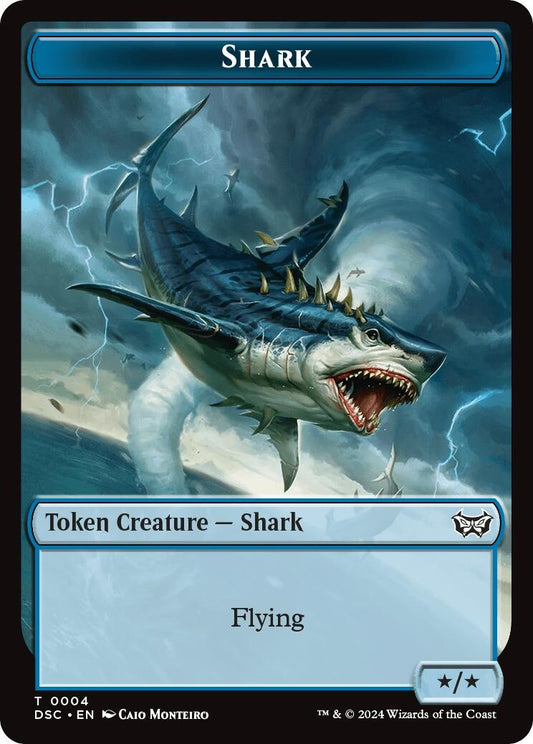 Image for Shark // Copy Double-Sided Token (4 // 1) - Magic: The Gathering