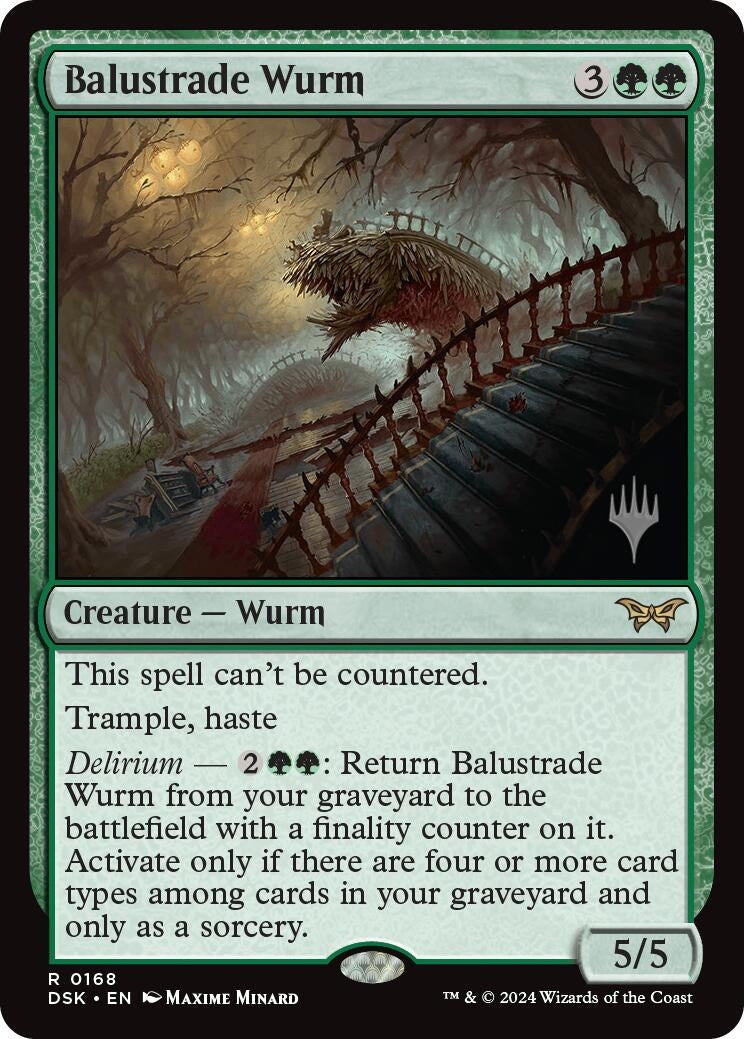 Image for Balustrade Wurm (168) - Magic: The Gathering