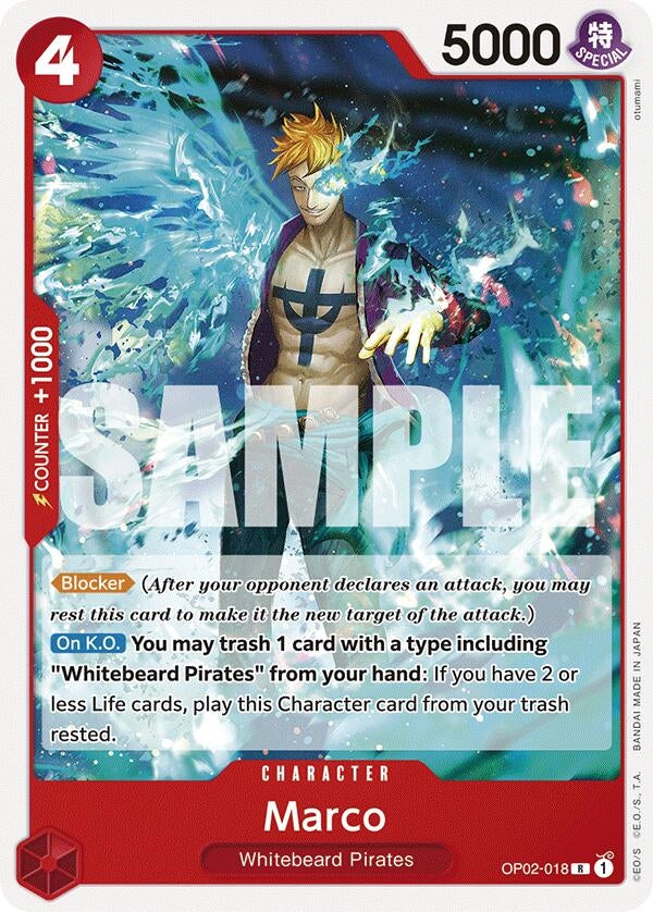 Image for Marco (OP02-018) - One Piece Card Game