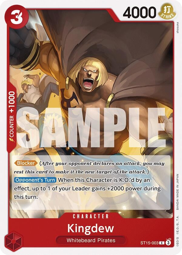 Image for Kingdew (ST15-003) - One Piece Card Game