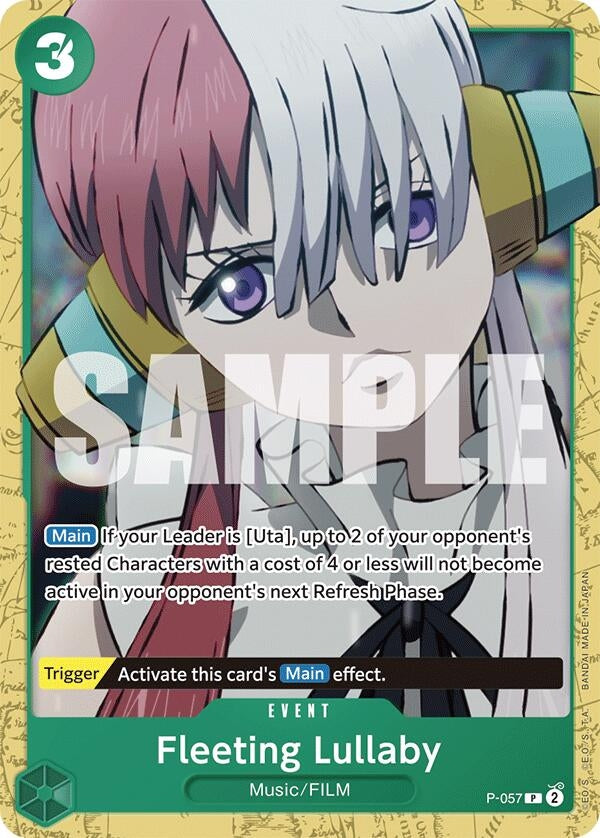 Image for Fleeting Lullaby (P-057) - One Piece Card Game